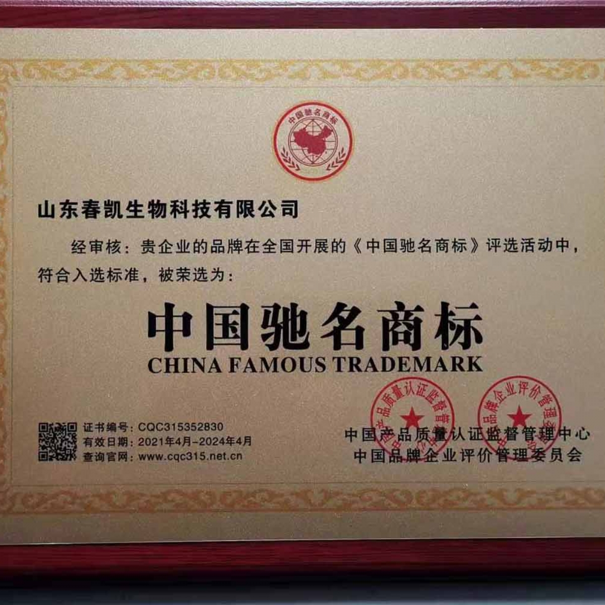 資質(zhì)榮譽